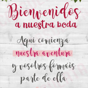 cartel boda