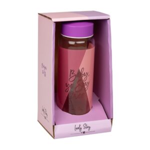 Alternative view of BOTELLA DE CRISTAL ESTAMPADA- BABY YO SOY FREE –