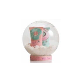 SET DE BAÑO BOLA DE NIEVE CON CREMAS DE MANOS