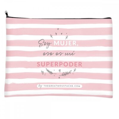 BOLSA GUARDATODO ROSE EDITION - SOY MUJER, ESE ES MI SUPERPODER